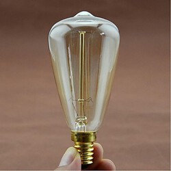 Carbon Pearl Incandescent 40w Silk E14 Ac220-240v Filament