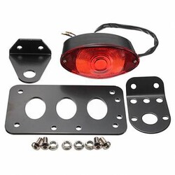 Light For Harley 12V License Plate Frame Bracket Tail SidE-mount