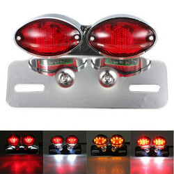 Brake Cat Eye Motorcycle Turn Light Tail Running