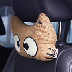 Effect Cartoon Glowing Car Front Seat Headrest Pillow WenTongZi Cat Headrest
