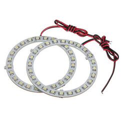 24SMD LED Car Light BMW 12V White Angel Eyes Headlight Ring