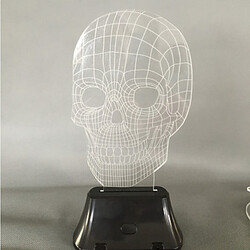 Colorful Table Lamp Led Decoration Usb 3d Skull