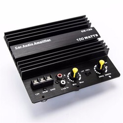 100W 12V Audio Power Amplifier Car Aluminum Alloy Casing Stereo Board