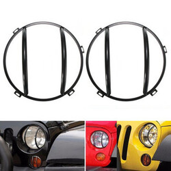 Jeep Wrangler JK 2007-2015 2Pcs Iron Headlight Turn Signal Light