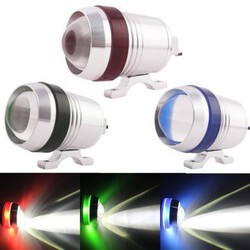 U3 DC12-80V Spotlightt Motorcycle LED Beam Hi Lo Waterproof Angel Eyes Headlight