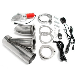 Exhaust Electric Intelligent 3 Inch Kit Downpipe Systems Valve Remote
