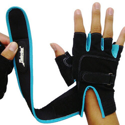 Wrist Motorcycle Half Finger Gloves lengthened Fitness Gloves