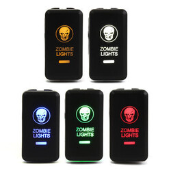 On-off Multi-color Push Switch LED Replacement Zombie 12-24V Lights