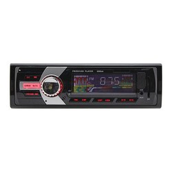 AM FM Single Stereo Radio Player DIN Car 12V Red Headunit Audio MP3 AUX USB