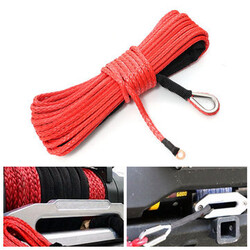 15M Synthetic ATV SUV 7000LB Fiber Winch Rope Off-road Tow Cable