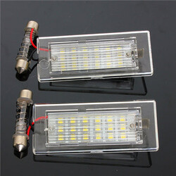 LEDs E83 Number License Plate Lights White Lamp for BMW X3 X5 E53