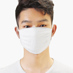 Knitted Construction Workers Filter Elastic White Anti-Dust Cotton Mask
