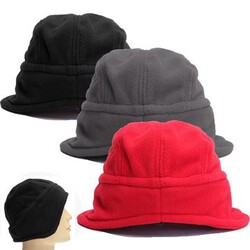 Cap Ear Snow Ski Pull Beanie Fleece Warm Unisex Hat Winter Flaps