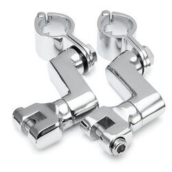 Peg Guards Clamp For Harley Mounts Magnum 4inch Chrome Engine