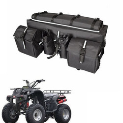 Fabric Cargo Saddlebags Quad Bike Luggage Motorcycle Bags Waterproof ATV