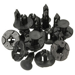 Push Rivet 8mm Clips Nissan Bumper Fender 10pcs Fastener Plastic