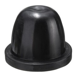 LED Headlight Bulb Dust Waterproof Seal HID Housing Cap Cover Black Rubber 90mm