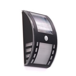 Solar Power Mounted Light Pir Outdoor White Sensor Led Wall