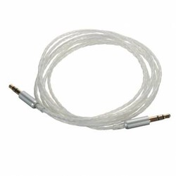 Male Audio PTFE Teflon Cable 2M MP3 Car AUX Stereo Male 3.5mm Phone IPOD