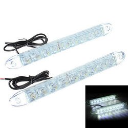 DRL Super Bright Head Lamp 12V Driving Daytime Running Light LED Car