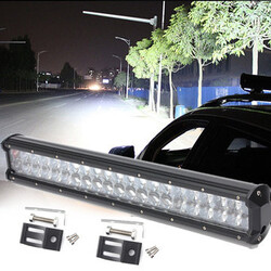 Light Bar Spot Flood Combo DC10-30V SUV LED Work UTV 20inch 4WD Jeep Offroad Beam 126W