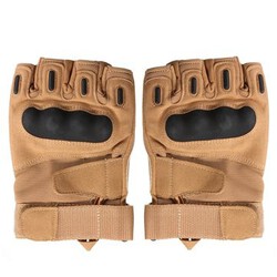 Half Finger Gloves Motorcycle Riding Knuckle Military Tactical Airsoft