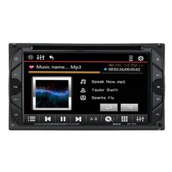 GPS Navigation Universal 6.2 inch 2 DIN FM SD USB Aux Car Stereo DVD Player Bluetooth