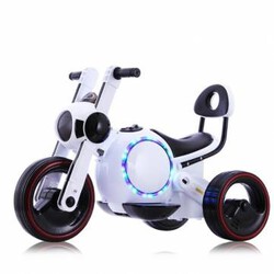Tricycle Design LED Lights Non-Slip Scooter Baby Protective Music Electric Motorcycle Child