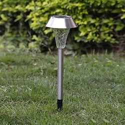 Solar 1-led Steel Stainless Light Garden Lamp Pathway