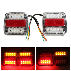 Caravan Indicator Lamp 12V LED Truck Trailer Stop Rear Tail License Plate