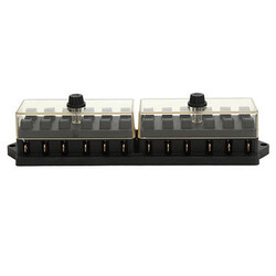 Universal Car Truck Boat Circuit Standard Blade 12 Way Block 12V Fuse Box Holder