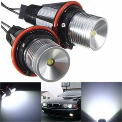 Light White 12W BMW Angel Eye A pair 6000K LED Halo