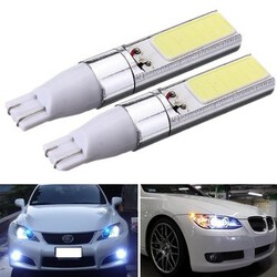 Brake LED Light COB Lamps Backup 10W Fog 2 X T10 194 168 W5W