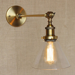 Bedroom Bronze Country Iron Style Hall Retro Wall Lamp