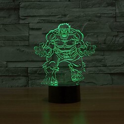 Amazing Color-changing 3d Illusion 100 Table Lamp Shape Led