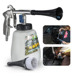 Air Tornador Surface White Cleaning Washing Car Brush Spray Tool with Pulse