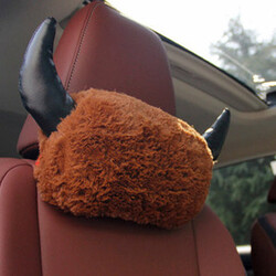 Monkey Car Bull King Pillow WenTongZi Headrest Car Front Seat Headrest Demon
