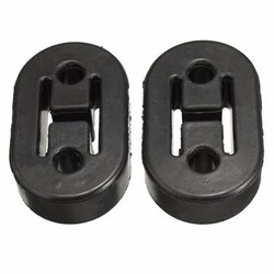 Repair Bracket Heavy Duty Universal Exhaust Rubber Mount 2Pcs Replacement Hanger