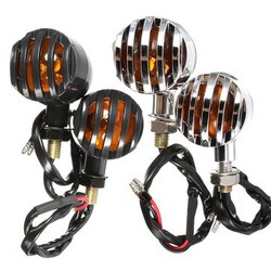 Lights Lamp For Harley Motorcycle Turn Signal Indicator 2Pcs 12V Amber