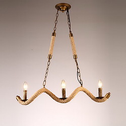 Chandelier 40w Rustic Antique Feature For Candle Style Metal Country Traditional/classic
