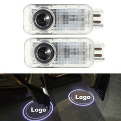 1800LM Laser Light Shadow Projector Lamp Courtesy AUDI 5W LED Door Welcome Pair