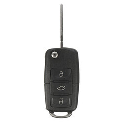 Uncut Key Entry Remote Control 433MHZ 3 Button Flip Chip VW Fob ID48 Keyless