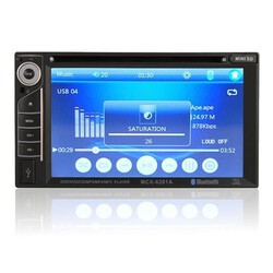 IPOD Car Stereo Audio In-Dash FM Video DVD Player 2 Din USB 6.2 Inch AUX MP5