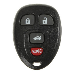 Case Pontiac 4 Buttons Remote Key Fob Keyless Entry Buick