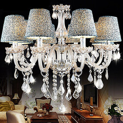 Crystal Included Transparent Chandelier Shade K9