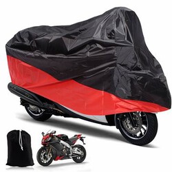 Dust Cover Dust Bike Protector Motorcycle Rain UV Red Black