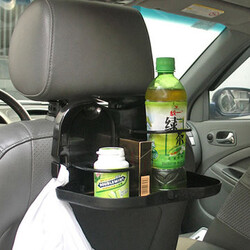 Drink Desk Cup Holder Meal Table Food Stand Tray Car Seat Mount