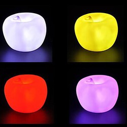 Colour Christmas Apple Night Light Led