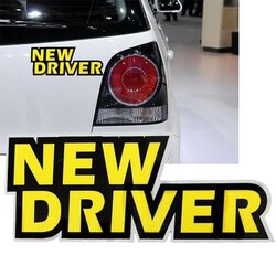 Car Window Driver Sticker Decal Removable New Safety Sign Student