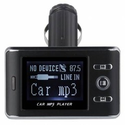 Remote Control USB TF SD MMC Card Car FM Transmitter MP3 Player